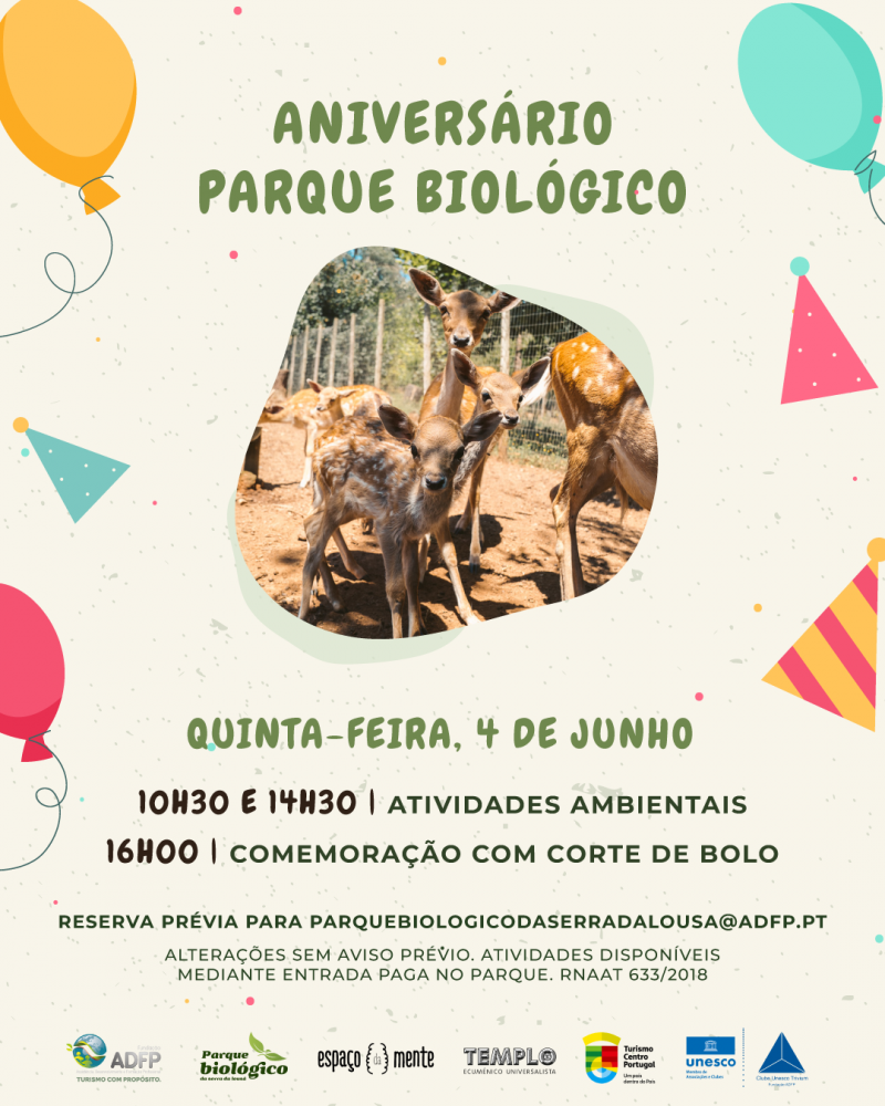 17º aniversário do Parque Biológico da Serra da Lousã celebrado com atividades para toda a família